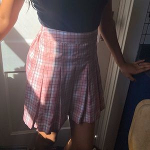 Pink Kawaii Schoolgirl Skirt
